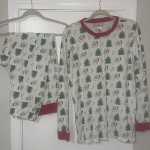 Smockingbird Santa pjs